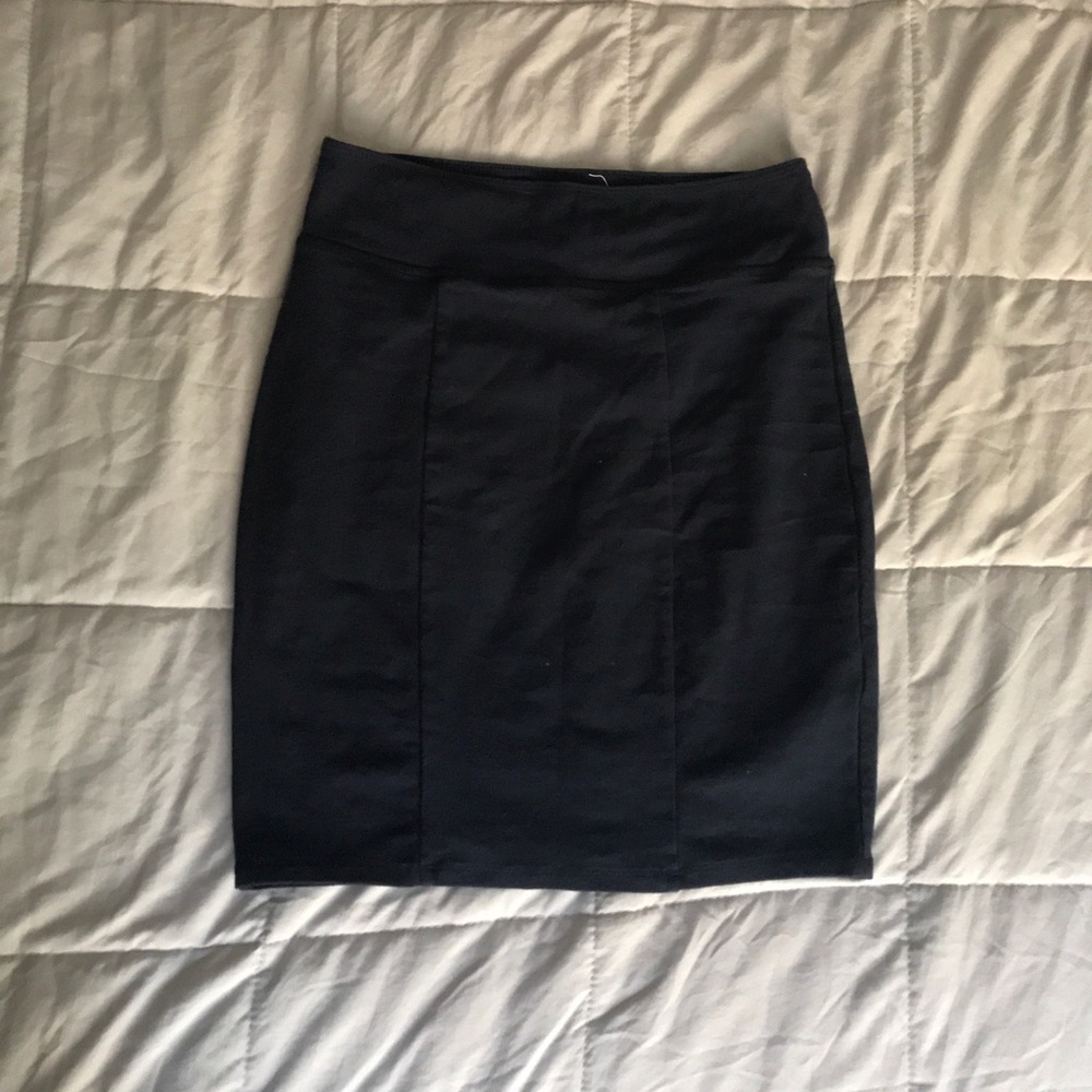 Hollister Navy Pencil Skirt